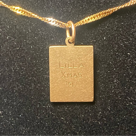 14K Vintage Report Card Charm Date 1951 - Picture 6 of 6